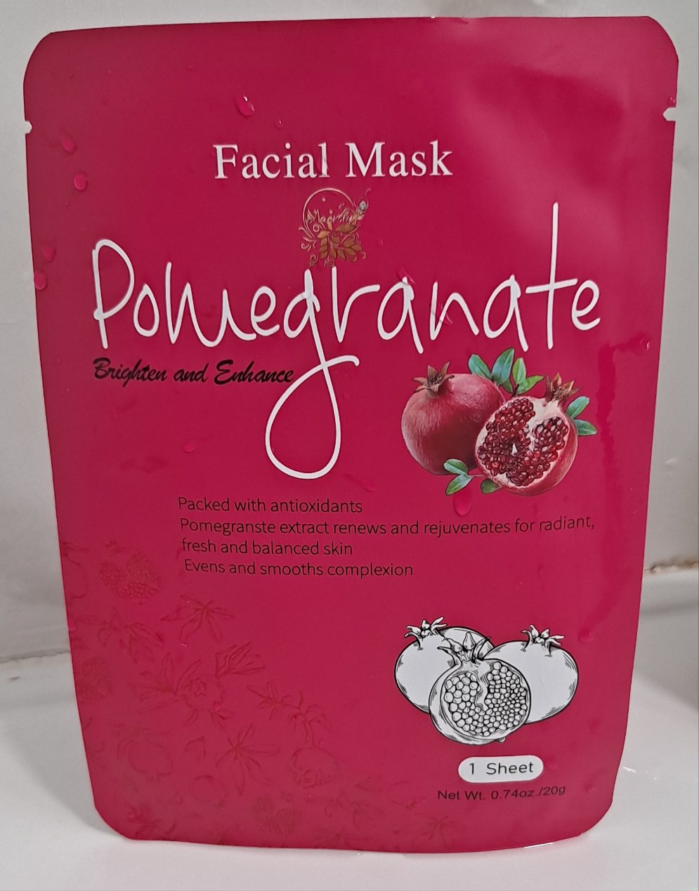 POMEGRANATE FACIAL MASK SHEET